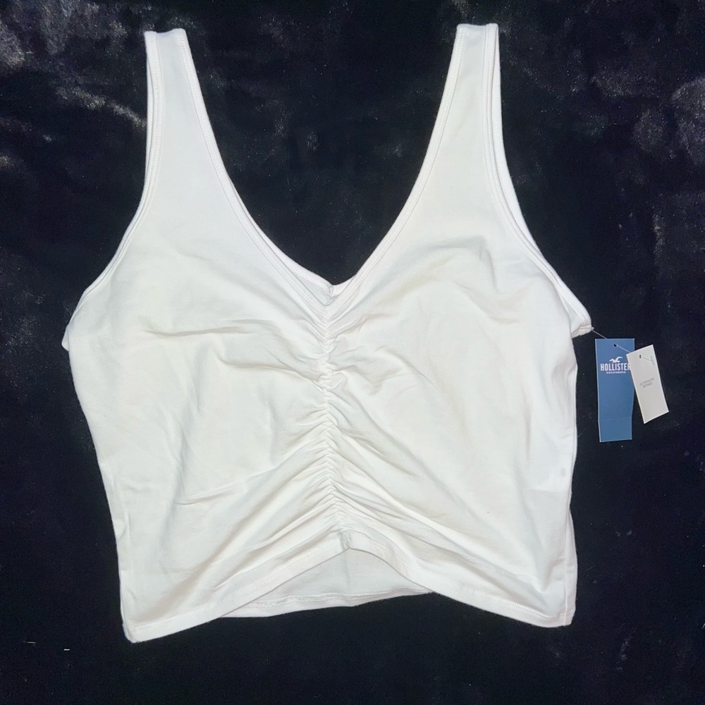 Hollister cinch cropped tank